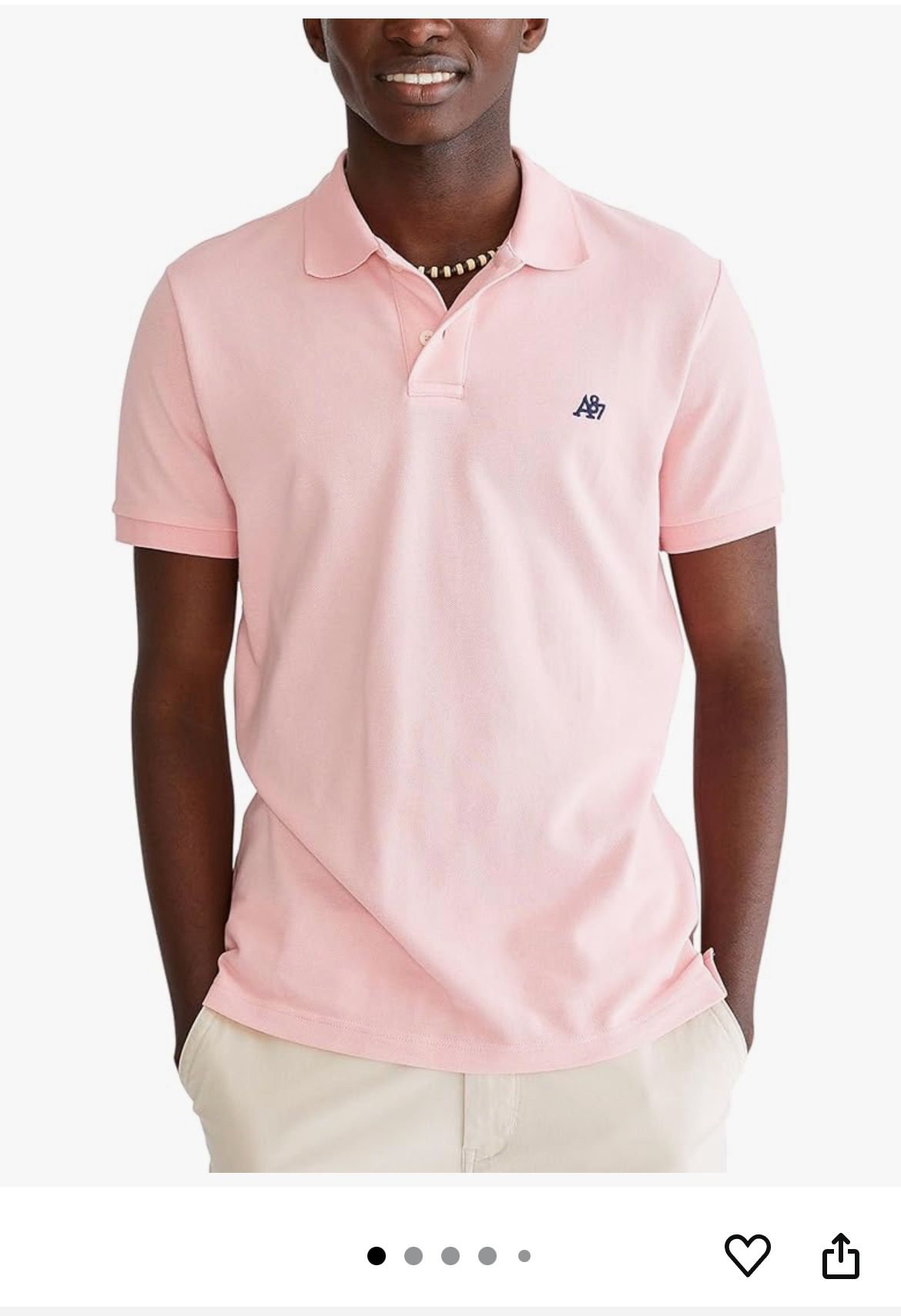 NWT Men’s Aeropostale Pink Polo- Size S