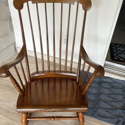 Bent & Bros Gardner Mass Antique Rocking Chair 