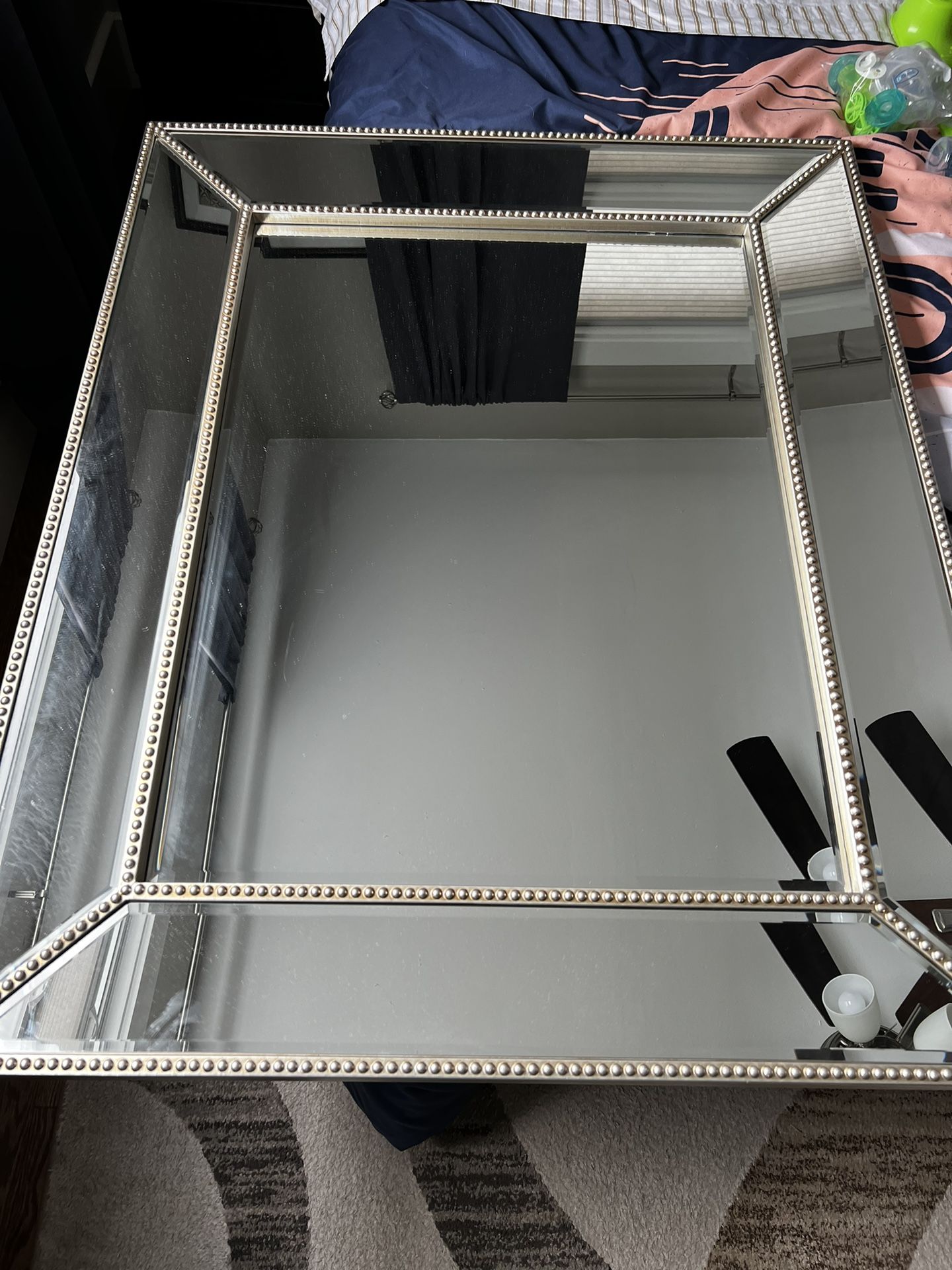 Silver Framed Mirror