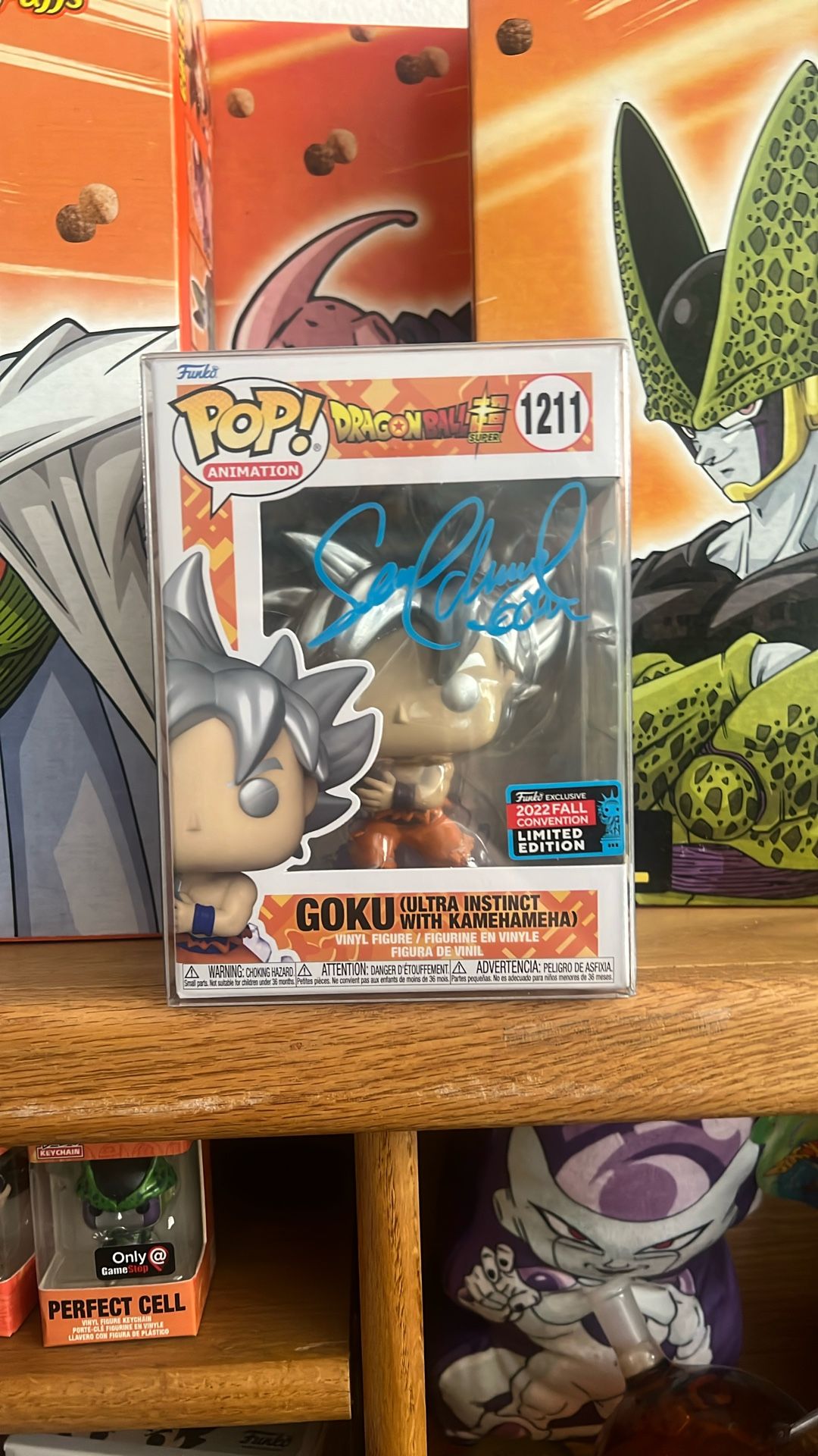 Pop Goku Ultra Instinct Autographed Signed