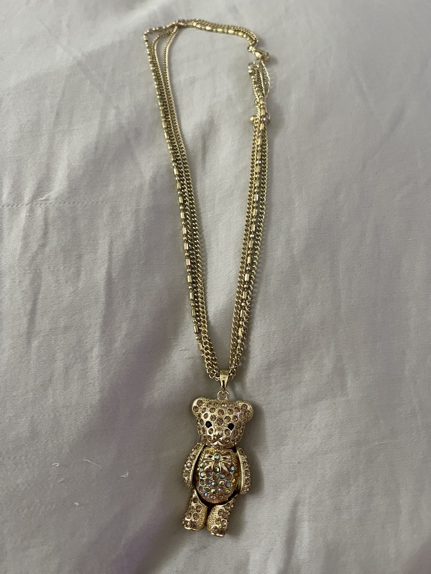 Teddy Bear Necklace BRAND NEW