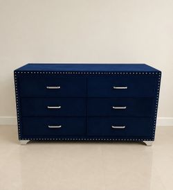 BLUE 6 DRAWER DRESSER 💙✅💙✅