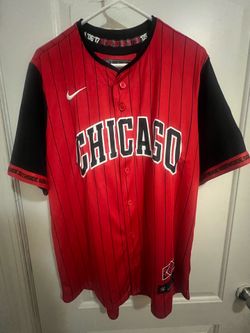 Size Large Men's Chicago White Sox Nike Red/Black 2025 City Connect Limited Jersey
