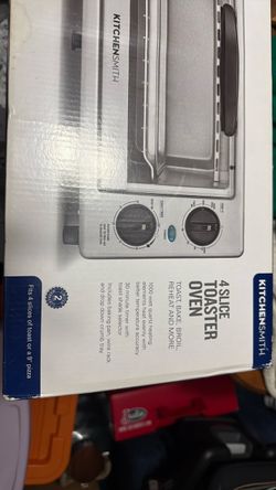 Kitchen smith 4 slice toaster oven