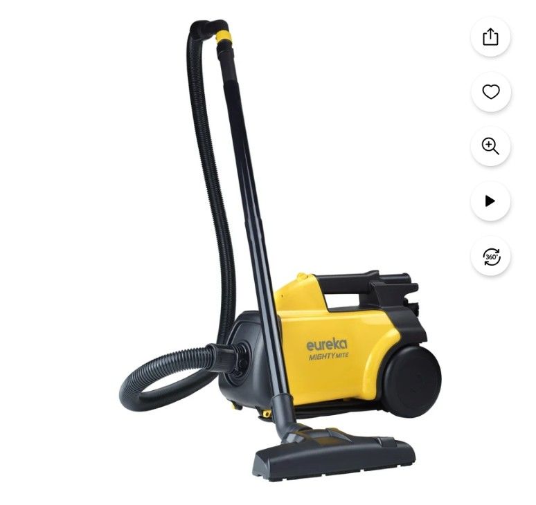 Eureka Might Mite Canister Vac. Used 2 Times