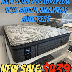 NEW SEALY POSTUREPEDIC PLUS QUEEN MATTRESS