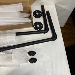  2 racks vintage industrial 34"long