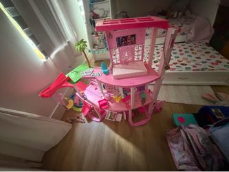 Barbie Dream House – Large 3-Story Mansion with Elevator & Pool