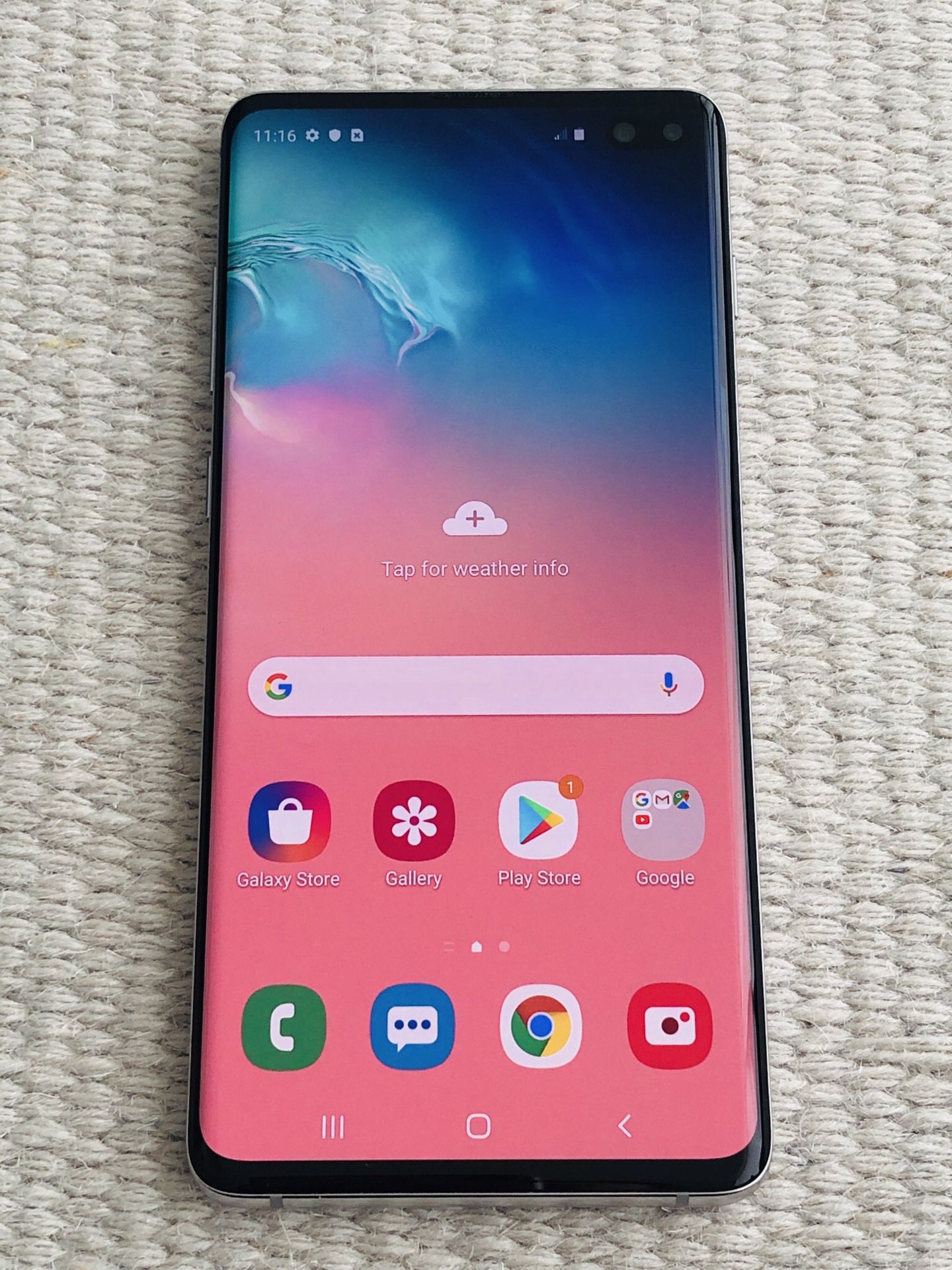 EXCELLENT Unlocked Samsung Galaxy S10 + Plus Unlocked, any company, Excellent condition. Works with Verizon, Att, Tmobile, Metro pcs, Cricket and o