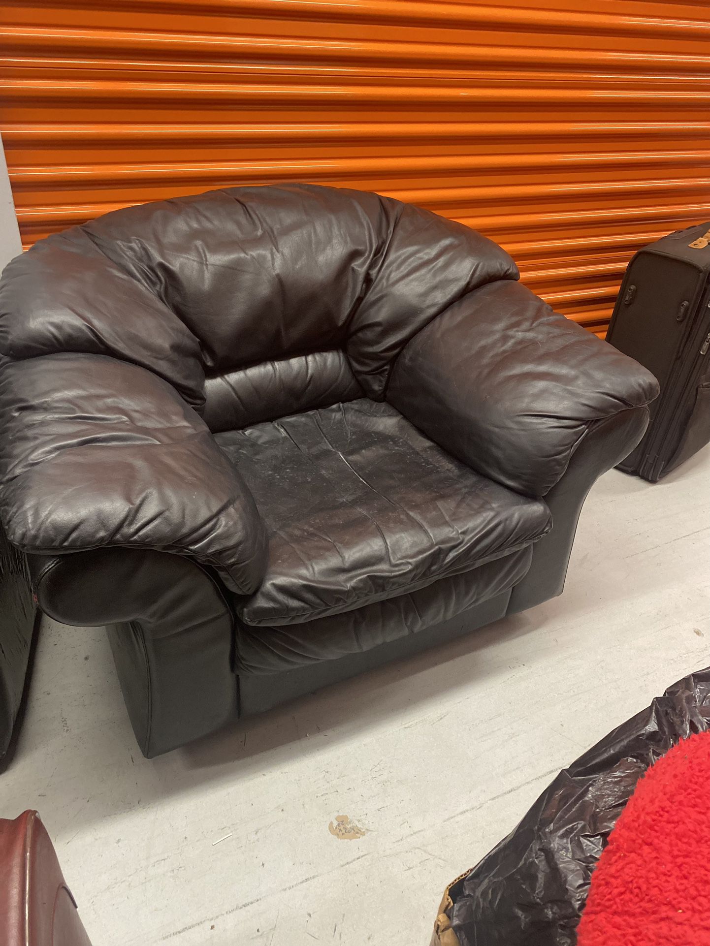 Black Oversized Arm Chair - Sofa Chair