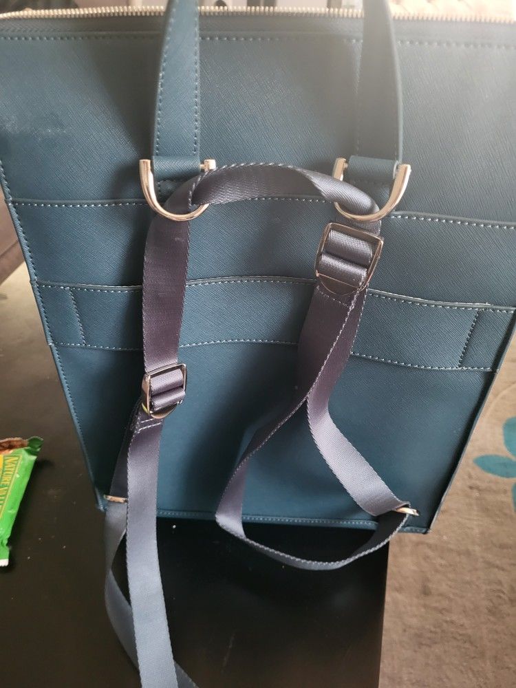 Leather Laptop Backpack