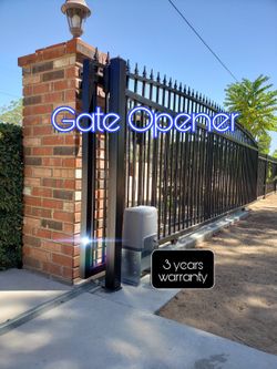 Gate Opener New . Motor Nuevo para Puerta corrediza .
