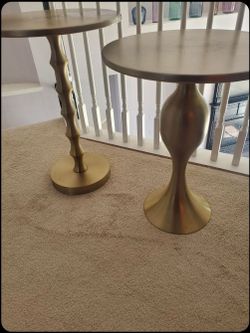 Side Tables - Gold