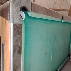 Dynamo Coin Pool Table Wood And Green 7