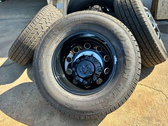 6X 17" Dodge Ram 3500 Dually Laramie wheels rims 2706 2707 OEM NEXEN 99% TIRES