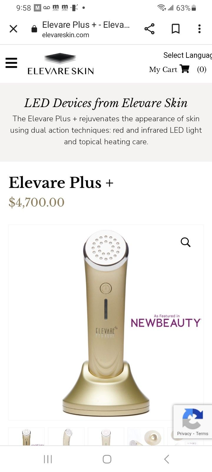 Brand New Elevare Plus