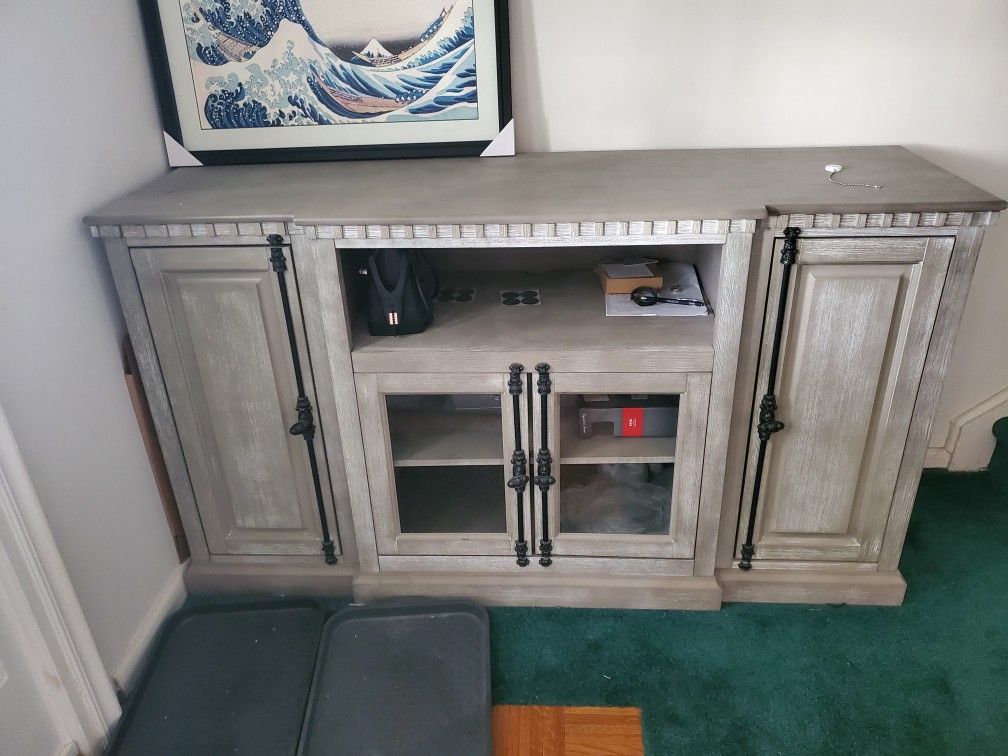 Grey TV Stand