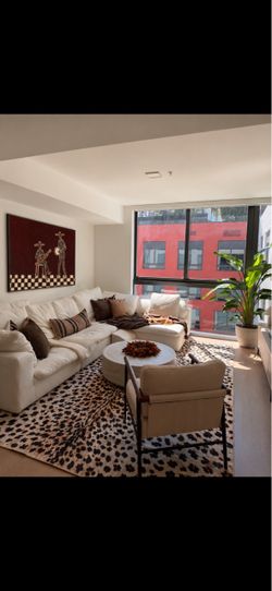 Leopard rug