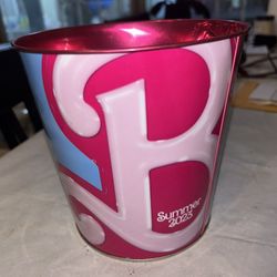 Popcorn Bucket Barbie Movie Tin 