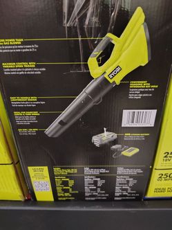 Ryobi 40v blower kit with 4.0ah battery and charger