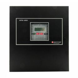 Notifier NFW-100X Intelligent Addressable Fire Alarm Control Panel (FACP) with a pre-installed communicator.  