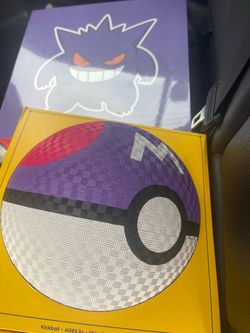 Gengar puzzle and master ball kickball