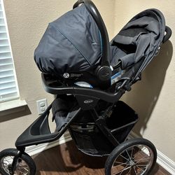 GRACO Stroller with SNUGRIDE 30 Infant Car Seat