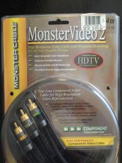 Monster HDTV Component Video Cable