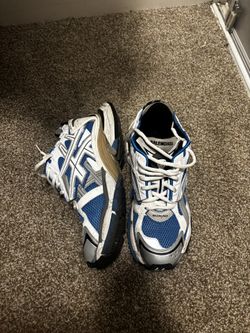 Balenciaga runners blue and white