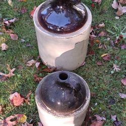 Vintage Whiskey Jugs 