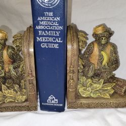 Vintage Monkey Bookends