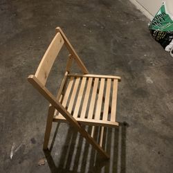 Folding Wooden Chair 