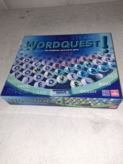 Wordquest The Multiplier Word Search Board Game In Excellent New Condition (Is Complete Nothing Missing)