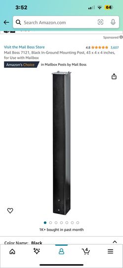 Mailbox Steel Post