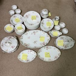 Vintage Limoges 52 Piece Antique Set