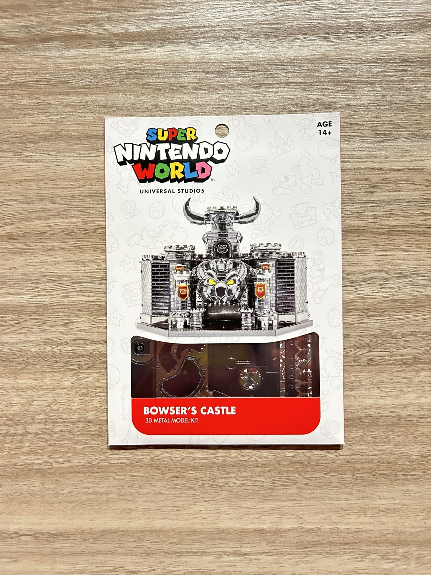 New Universal Studios Super Nintendo World Bowsers Castle 3D Metal Model Kit