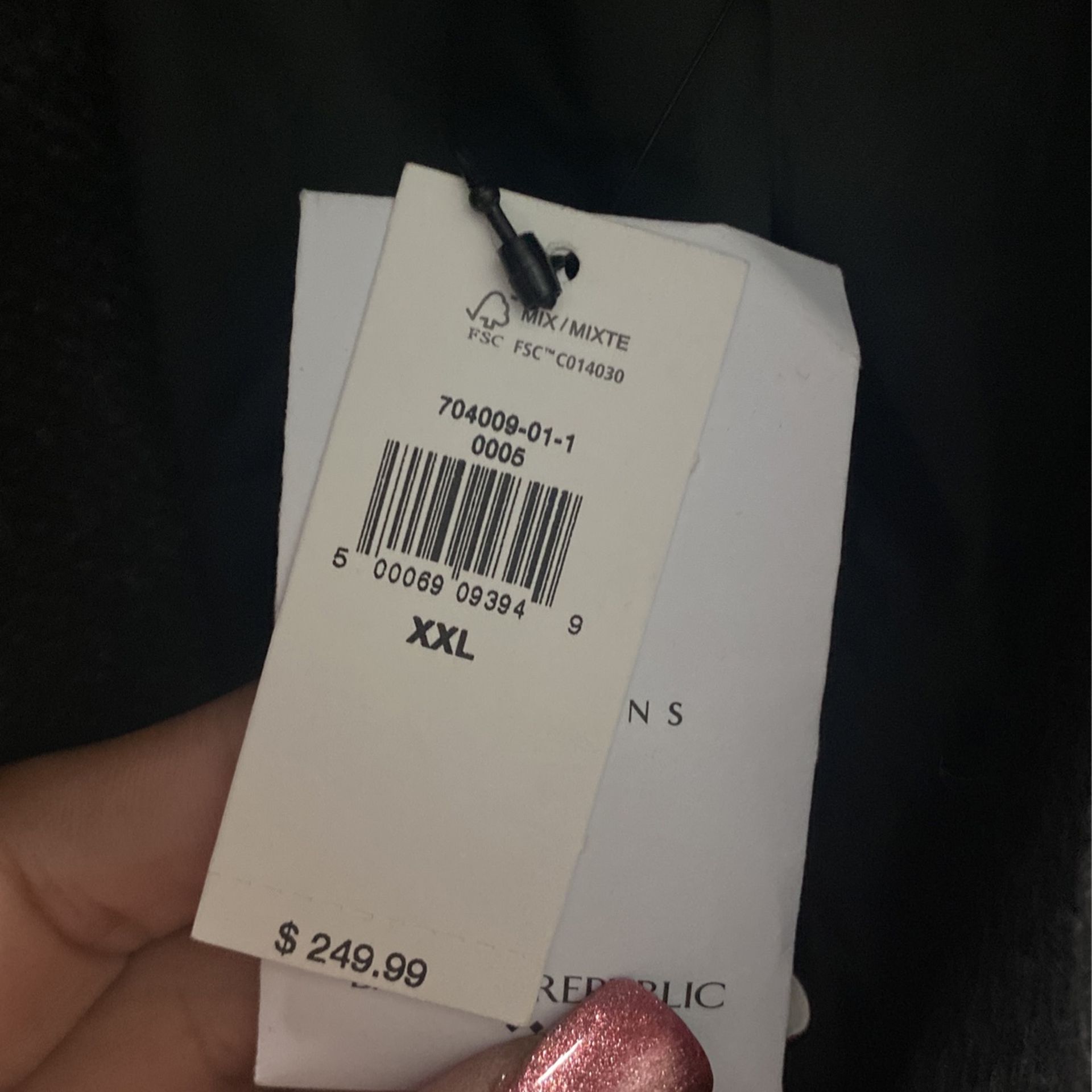 Men’s Long Dress Coat Size 2x