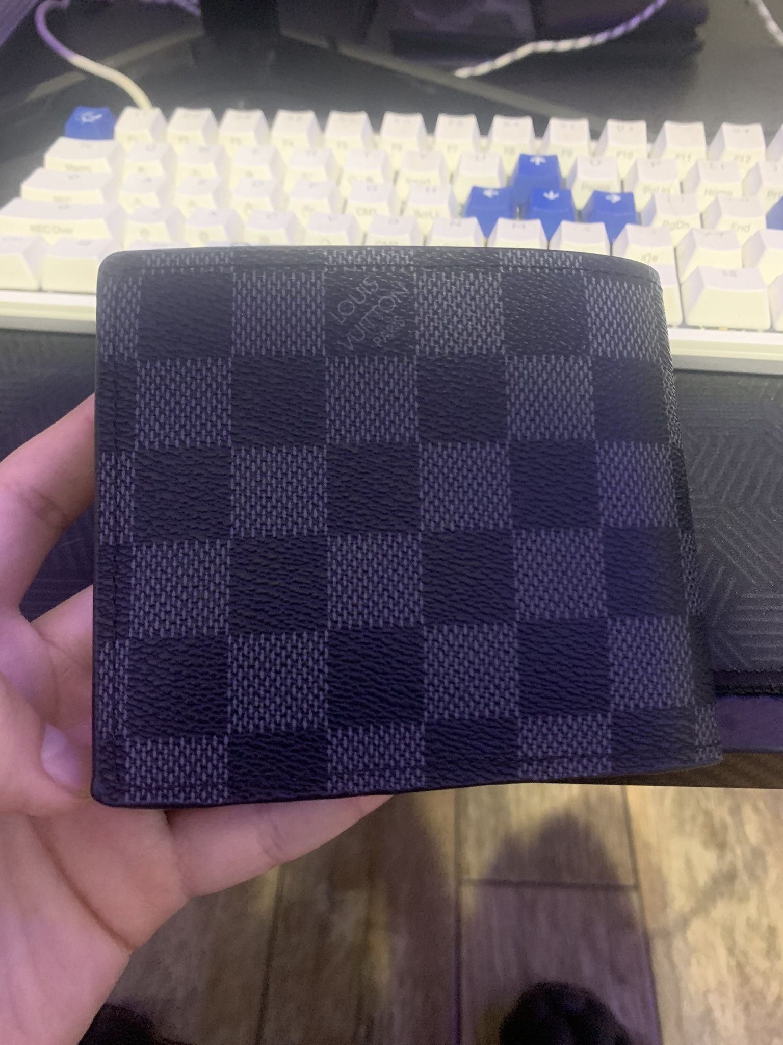 Black LV wallet