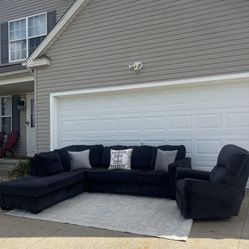 Free Delivery Gray Sectional Couch