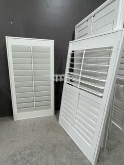 Wood shutters