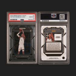 2023 Prizm Draft Picks Victor Wembanyama RC #2 PSA 10 GEM-MT