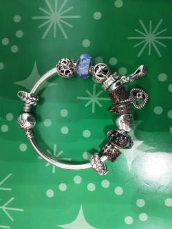 Bangle Bracelet - Silver 37 grams 7 inch