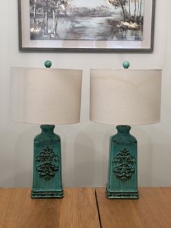 Pair of ceramic Lamps