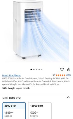 Line blaster Portable Window Ac