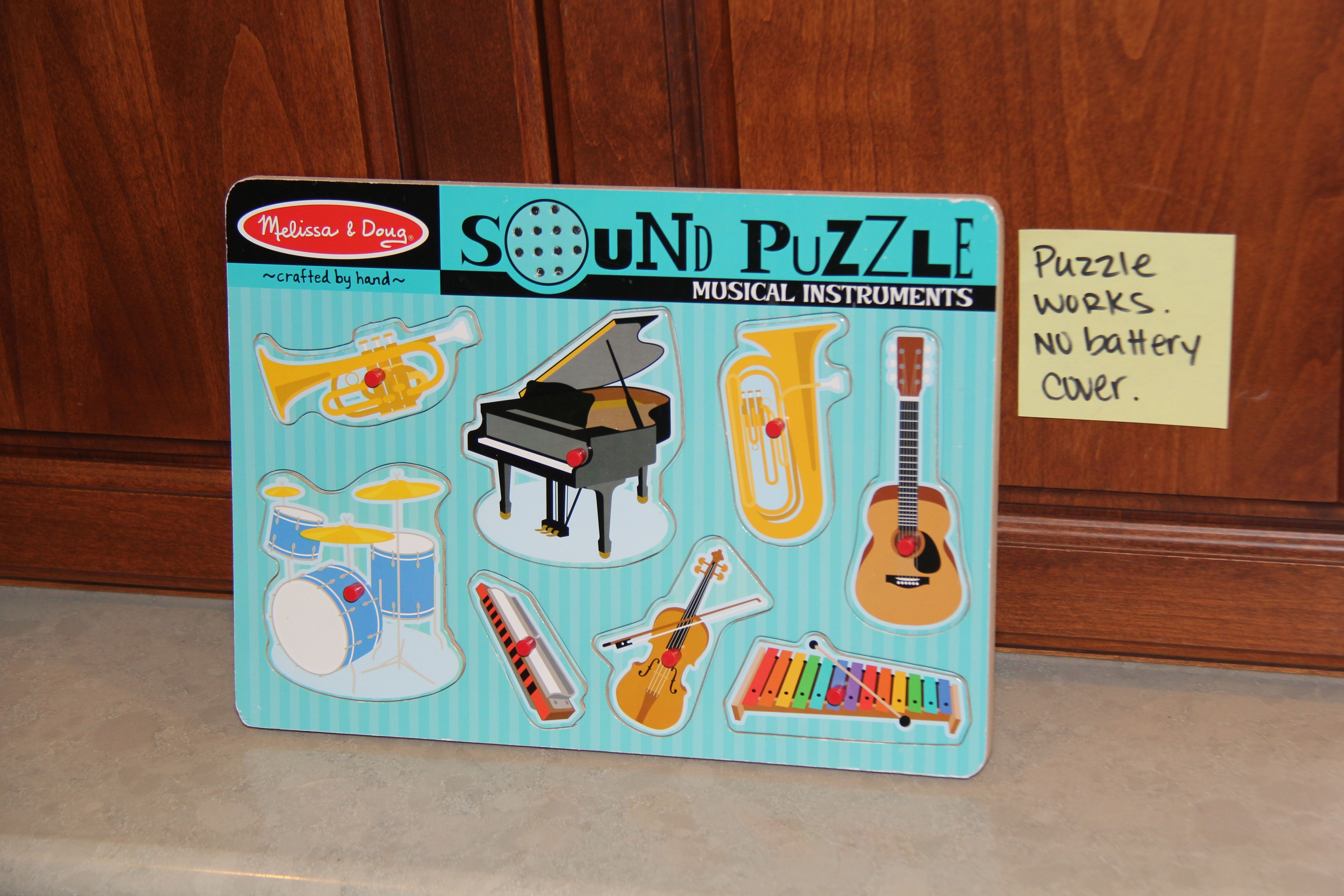 Melissa and Doug Musical Sounds Puzzle $5