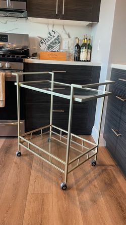 GOLD BAR CART 🍾🍸🍷✨