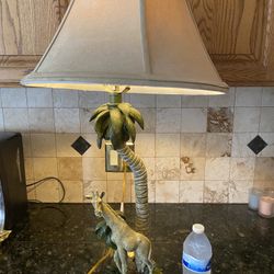 Ceramic Giraffe Lamp