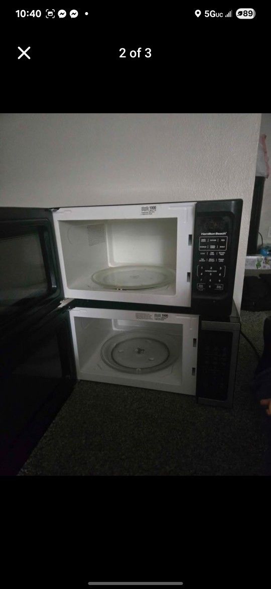 Two microwaves
