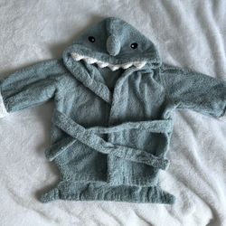 Baby Shark Robe 0-6 Months