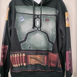 Boba Fett Zip Up Hoodie Size M